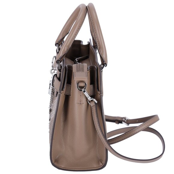 Michael Kors Hamilton Small Satchel Crossbody Exotic MK Dust MK Multi - Picture 3 of 7